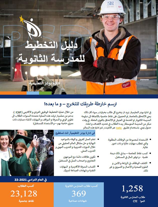 high school planning guide arabic