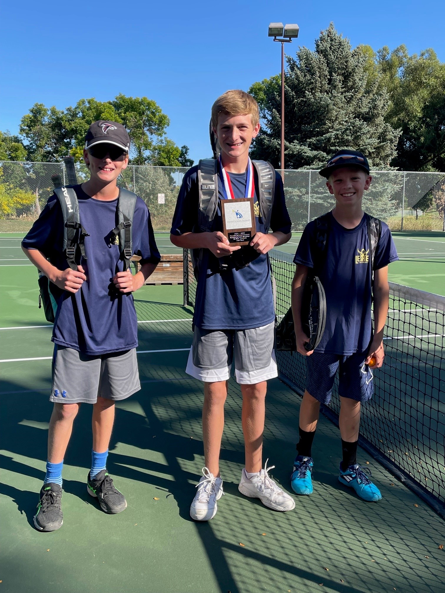 lesher boys tennis
