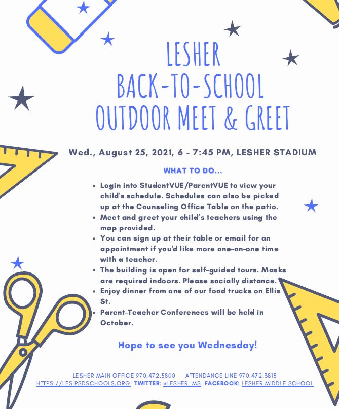 Back to School Meet and Greet