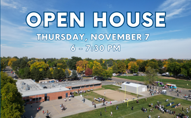 Open House Thursday, Nov 7 6 - 7:30